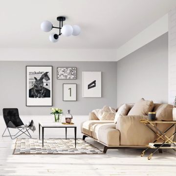 Light Prestige Roma LP-1345/4P BK Függőlámpa 4x40W/E14 IP20