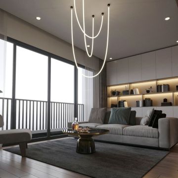 Light Prestige Rope Light LP-642/2M Smart Függőlámpa 1x25W/LED 2700K-6500K 6600 lm IP20