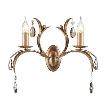 Elstead Lighting LILY LL2-ANT-BRZ Fali lámpa 2x60W/E14