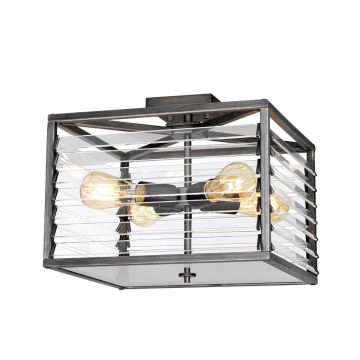 Elstead Lighting Louvre LOUVRE-4F Süllyesztett mennyezeti lámpa 4x60W/E27