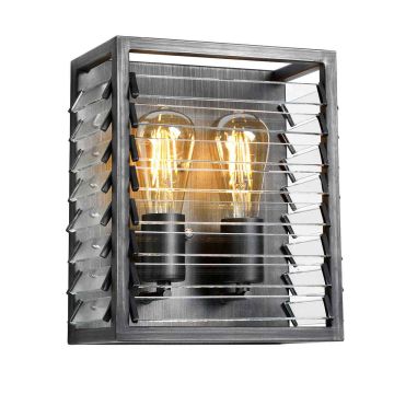 Elstead Lighting Louvre LOUVRE2 Fali lámpa 2x60W/E27