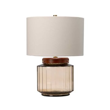 Elstead Lighting LUGA LUGA-TL-SMOKE Asztali lámpa 1x60W/E27