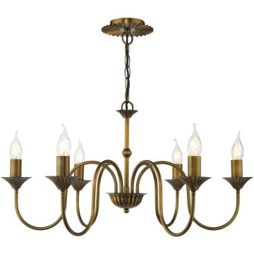 Dar Lighting Lydian LYD0663 Csillár 6x40w/E14