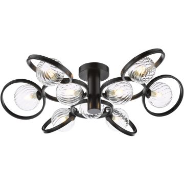 Dar Lighting Lynette LYN4822-03 Plafonlámpa 9x40w/g9 ip20