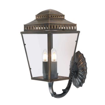 Elstead Lighting MANSION HOUSE MANSION-HOUSE-WB1-BR Fali lámpa 3x60W/E14 IP44