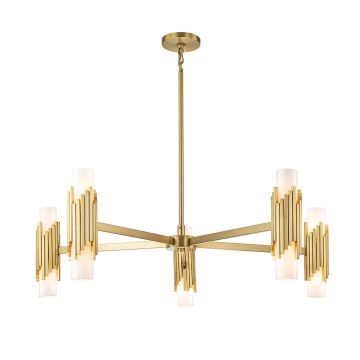 Elstead Lighting Marvele MARVELE10-AB-OPAL Csillár 10x40W/E14 IP20