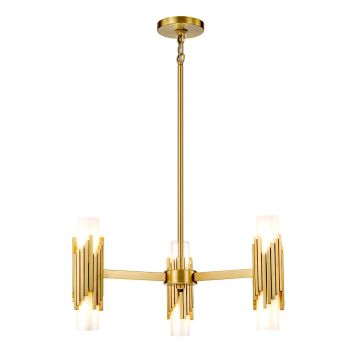Elstead Lighting Marvele MARVELE6-AB-OPAL Csillár 6x40W/E14 IP20