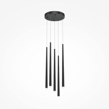 Maytoni CASCADE MOD132PL-L28BK2 Függőlámpa 5x30W/LED 4000K 2300LM IP20