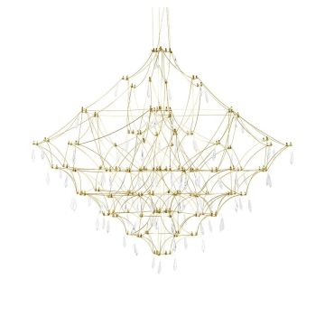 King Home CONSTELATION GOLD MSE1501100127 Függőlámpa 72x72W/LED 3000K 2880LM IP20