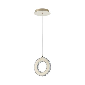Zuma Line GIRONA MD3713-1-3GT Plafonlámpa 1x10W/LED 3000K 1100lm IP20