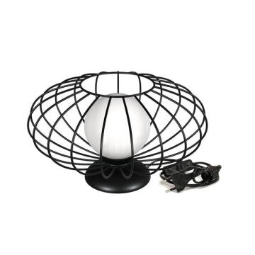Milagro KRONOS BLACK MLP4430 Asztali lámpa 1x60W/E27