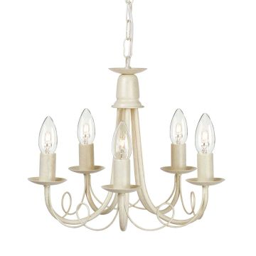 Elstead Lighting MINSTER MN5-IV-GOLD Csillár 5x60W/E14