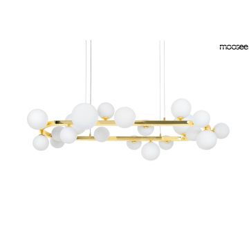 King Home ALURE MSE1501100605/MILK Függőlámpa 20x5W/G9