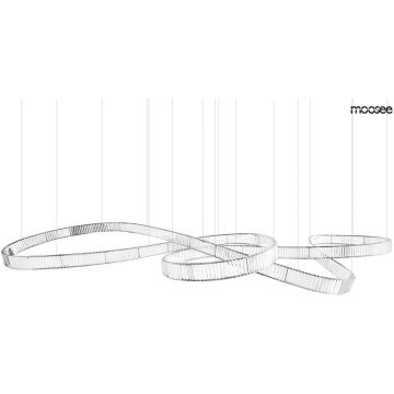 King Home WAVE MSE1501100200 Függőlámpa 103W/LED 3000K 8240lm