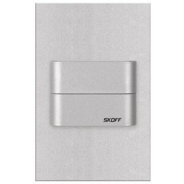 Skoff DUO TANGO DUO Tango Short LED Beépíthető lépcsőházi lámpa 1x1,6W/LED