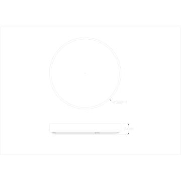 Zuma Line NADI MS724-R500-GD Plafonlámpa 1x50W/LED 3000-6000k 2400lm ip44