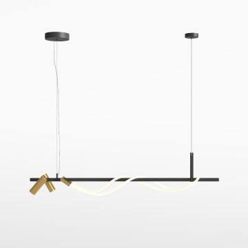 Maytoni TAU MOD166PL-L30GB3K Függőlámpa 4x42W/LED 3000K 1500LM IP20