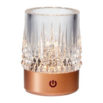 Zuma Line CRYSTAL NHTD-N08-RG Asztali lámpa 1x1W/LED 3000k 110lm
