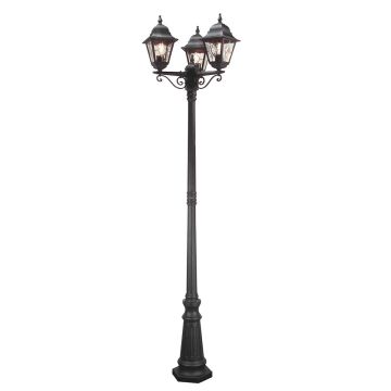 Elstead Lighting NORFOLK NR8-BLK Utcai lámpa 3x60W/E27 IP43