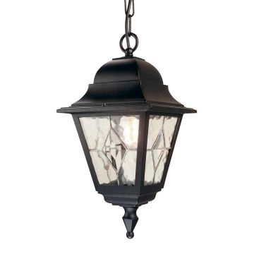 Elstead Lighting NORFOLK NR9-BLK Függőlámpa 1x60W/E27 IP43