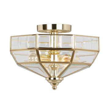 Elstead Lighting OLD PARK OLD-PARK-PB Plafonlámpa 2x60W/E27
