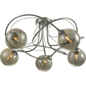 Dar Lighting Onawa ONA5450-01 Plafonlámpa 5x40w/g9 ip20