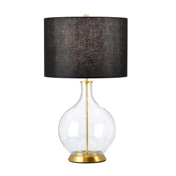 Elstead Lighting Orb ORB-CLEAR-AB-BLK Asztali lámpa 1x60W/E27