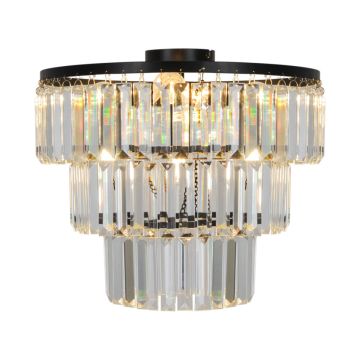 Zuma Line TIFANNY P17127-4-BK Plafonlámpa 4x40W/E14 IP20