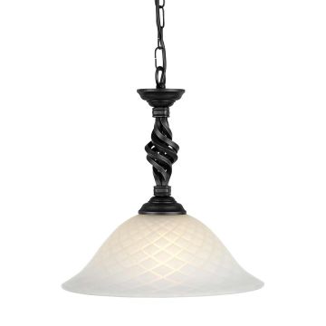 Elstead Lighting PEMBROKE PB-P-BLACK Függőlámpa 1x60W/E27