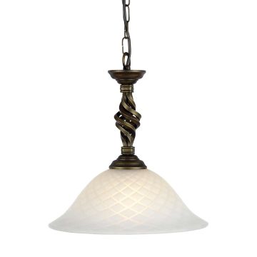 Elstead Lighting PEMBROKE PB-P-BLK-GOLD Függőlámpa 1x60W/E27