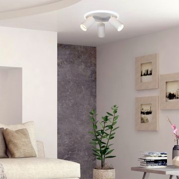 Light Prestige Parma LP-0612/3C Round WH Spotlámpa 3x50W/GU10 3000K|4000K|6000K IP20