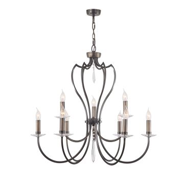 Elstead Lighting PIMLICO PM9-DB Csillár 9x60W/E14