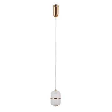 Italux Alani PND-34375-1-HBR Függőlámpa 1x6W/LED 3000K 588lm IP20