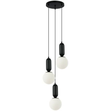 Italux ALDEVA PND-02340-3S-BK Függőlámpa 3x40W/E27 IP20