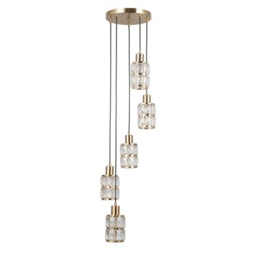 Italux Alma PND-40668-5-HBR Függőlámpa 5x40W/E27 IP20