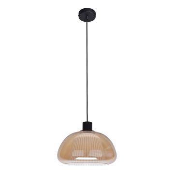 Italux Apiro PND-84638-BK-AMB Függőlámpa 1x40W/E27 IP20