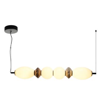 Italux Balos PND-94921-4A-BK Függőlámpa 1x23W/LED 3000K 2840lm IP20