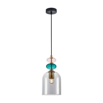 Italux Busco PND-30263-1B-BRO-SG Függőlámpa 1x40W/E27 IP20