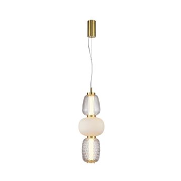 Italux Eris PND-98374-28W-GD Függőlámpa 1x28W/LED 3000K 3748lm IP20