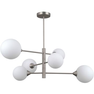 Italux EVORA PND-55342-6-SN Plafonlámpa 6x5W/G9 IP20