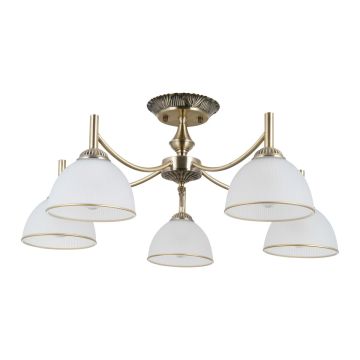 Italux Fener PND-40653-5-ABR-WH Plafonlámpa 5x40W/E27 IP20