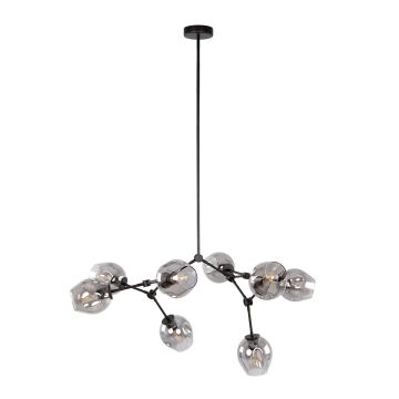 Italux Ferral PND-75075-8-BK-SG Plafonlámpa 8x40W/E27 IP20
