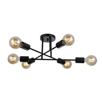 Italux FORMIO PND-4052-6-BL Plafonlámpa 6x40W/E27 IP20