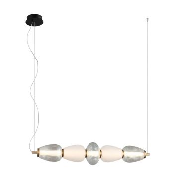Italux Gastel PND-74937-5-BK Függőlámpa 1x22W/LED 3000K 1500lm IP20
