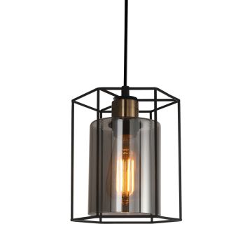 Italux KALULA PND-78901-1-BK+SG Függőlámpa 1x40W/E27 IP20