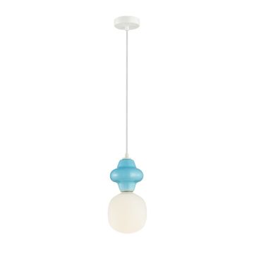 Italux Latera PND-94331-1S-BLU Függőlámpa 1x40W/E14 IP20