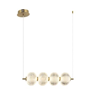 Italux Lazie PND-29038-4-GD Függőlámpa 4x19W/LED 3000K 1400lm IP20