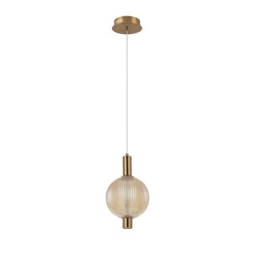 Italux Lenti PND-83631-1-AB-AMB Függőlámpa 1x7W/LED 3000K 553lm IP20