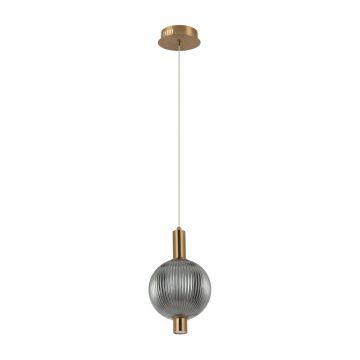 Italux Lenti PND-83631-1-BRO-SG Függőlámpa 1x7W/LED 3000K 310lm IP20