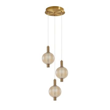 Italux Lenti PND-83631-3-AB-AMB Függőlámpa 1x18W/LED 3000K 1340lm IP20